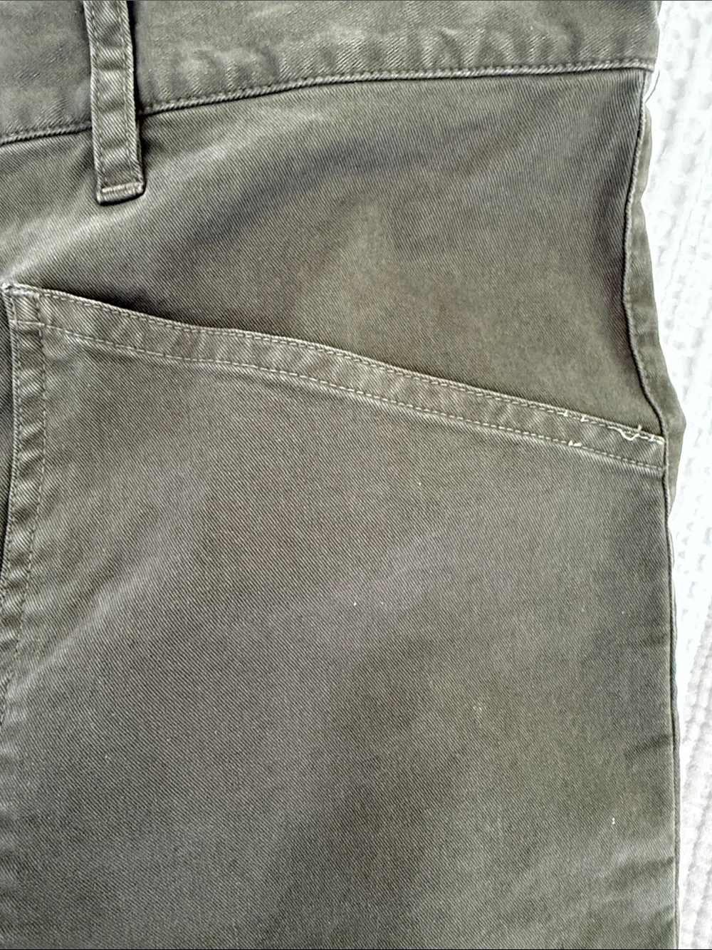 NILI LOTAN Shon Cotton Twill Barrel-Leg Size 6 Camo Olive Green color - Picture 11 of 12